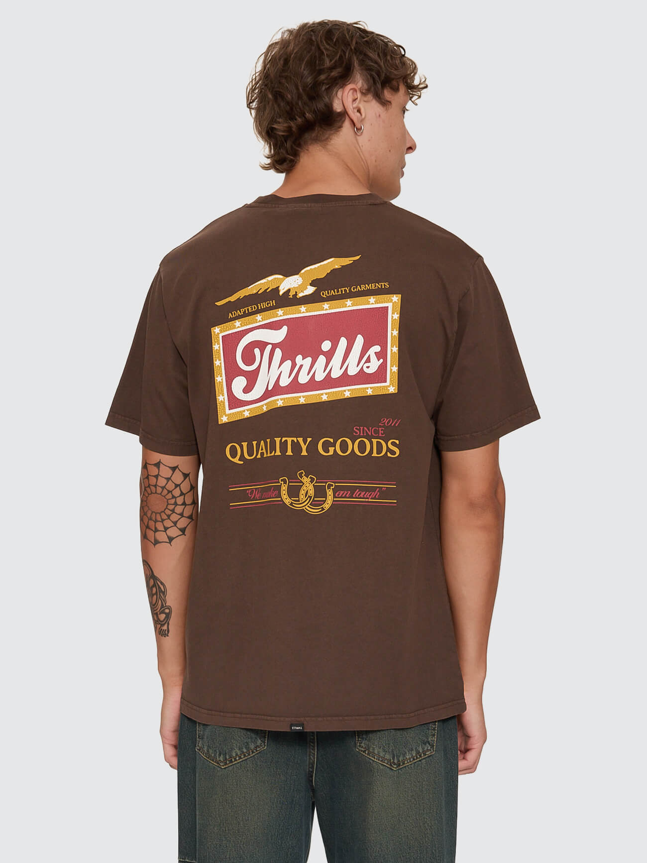 Make Em Tough Merch Tee - Postal Brown XS