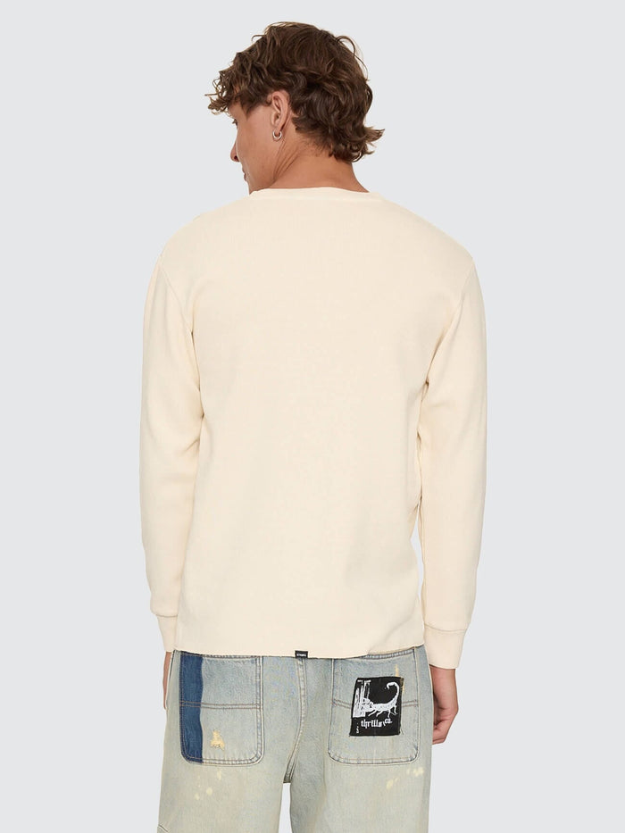 New Delusions Waffle Long Sleeve - Unbleached XS