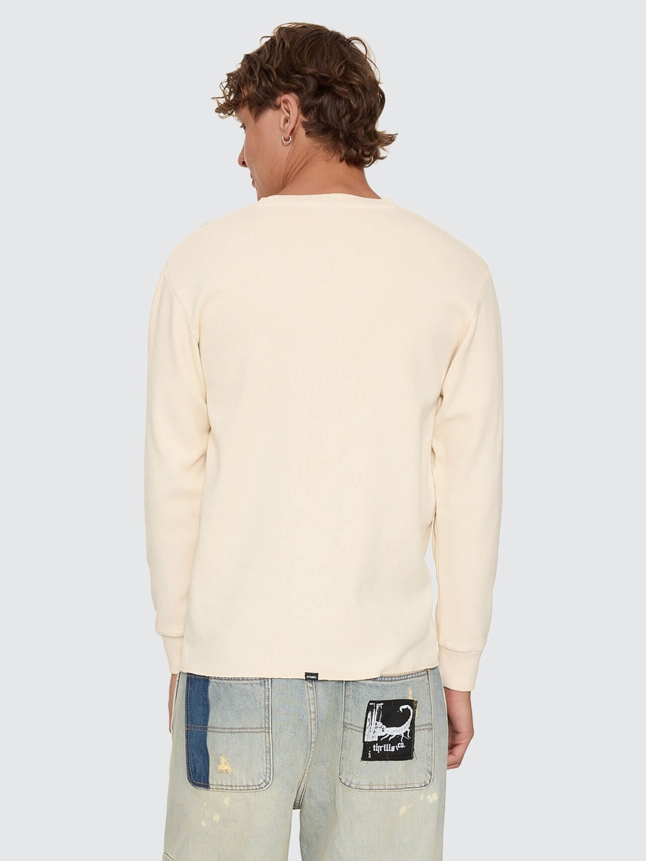 New Delusions Waffle Long Sleeve - Unbleached XS