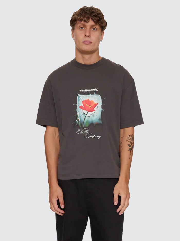 Together Together Oversize Box Crop Tee - Pirate Black XS