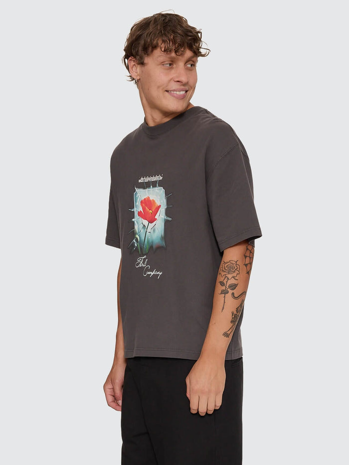 Together Together Oversize Box Crop Tee - Pirate Black XS