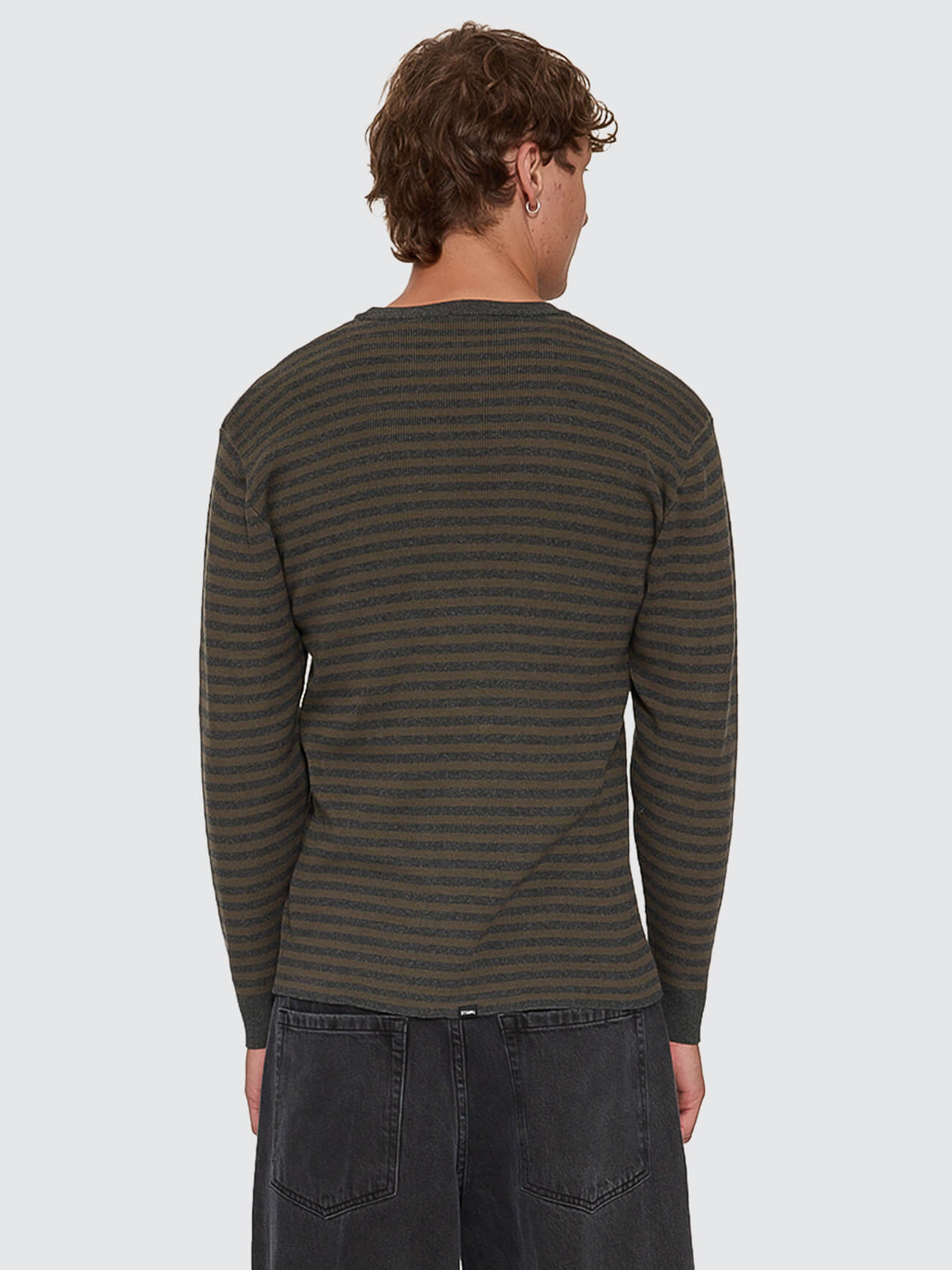 What We Believe Long Sleeve Knit - Dark Charcoal Marle XS