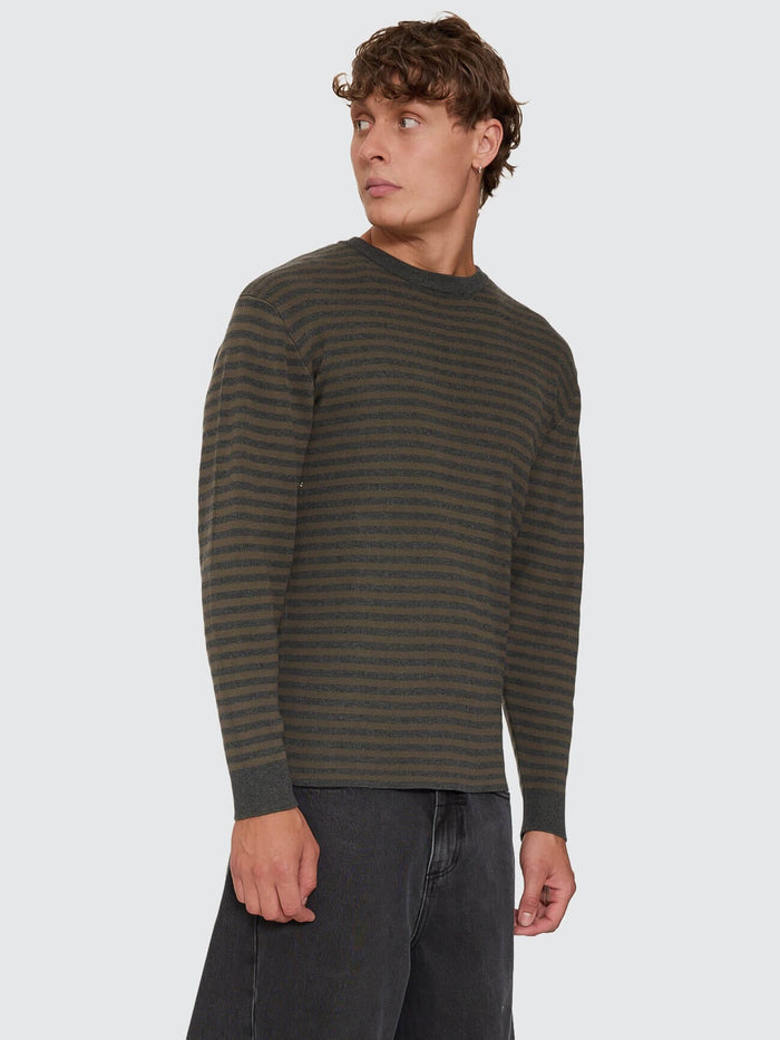 What We Believe Long Sleeve Knit - Dark Charcoal Marle XS
