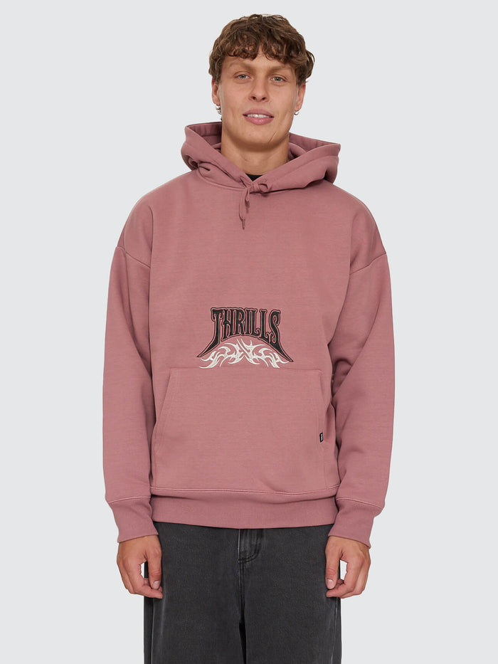 What We Believe Embro Slouch Pull On Hood - Rose Taupe XS