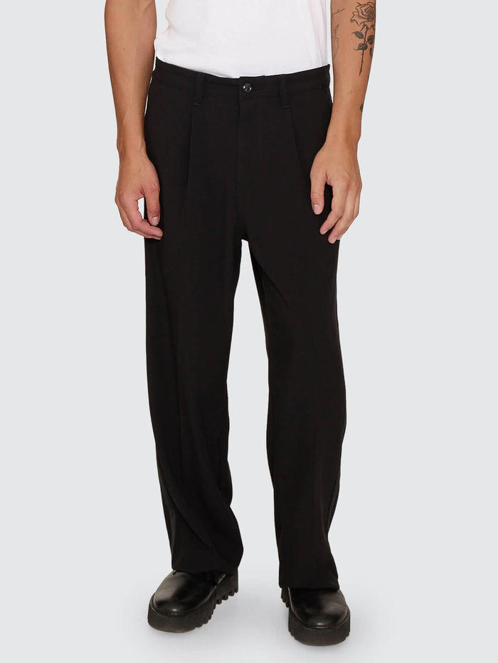 Jacob Tuxedo Big Slacker Cropped Pant - Black 26