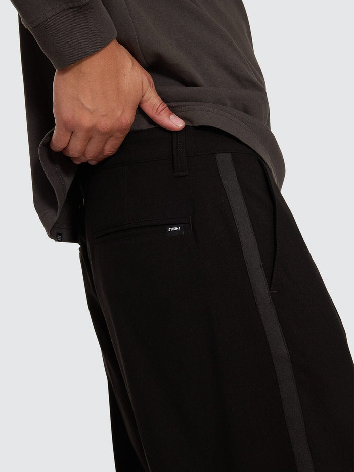 Jacob Tuxedo Big Slacker Cropped Pant - Black 26