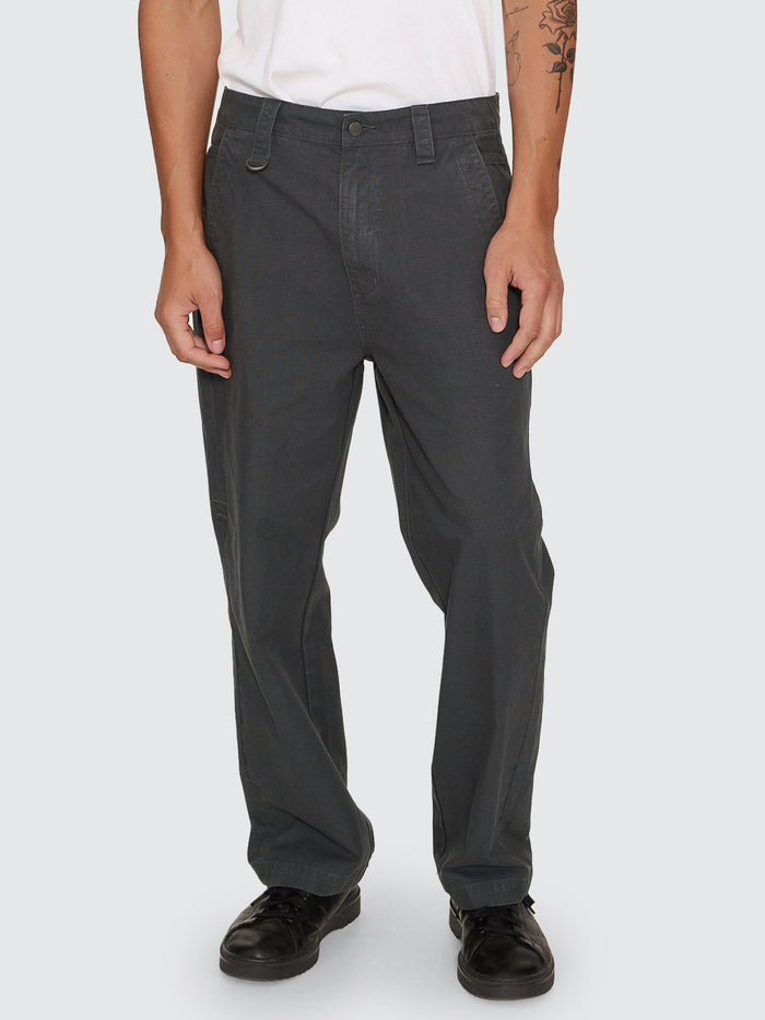 Thrills Union Slacker Work Pant - Carbon