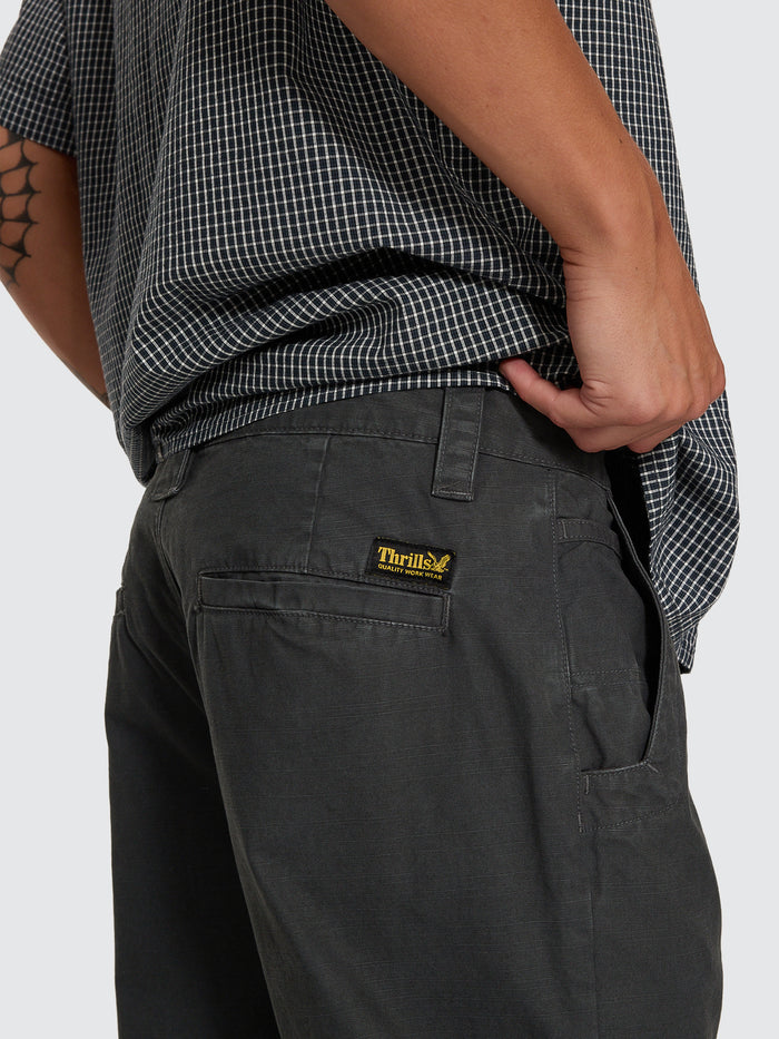 Thrills Union Slacker Work Pant - Carbon