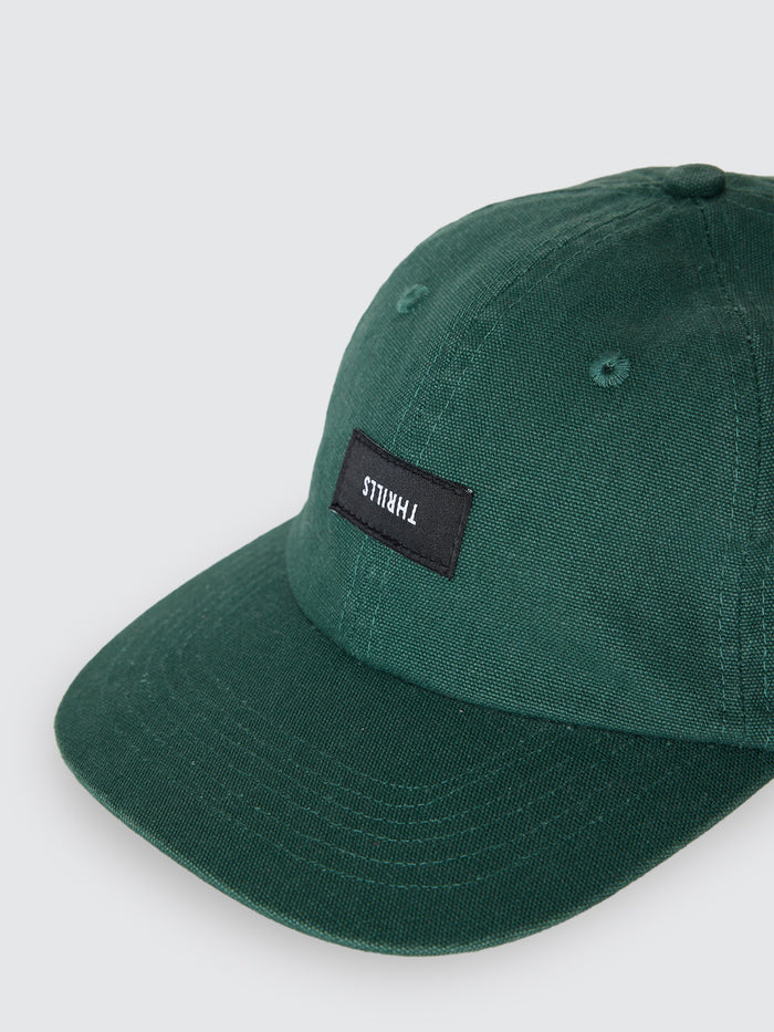 Minimal Thrills 6 Panel Cap - Varsity Green