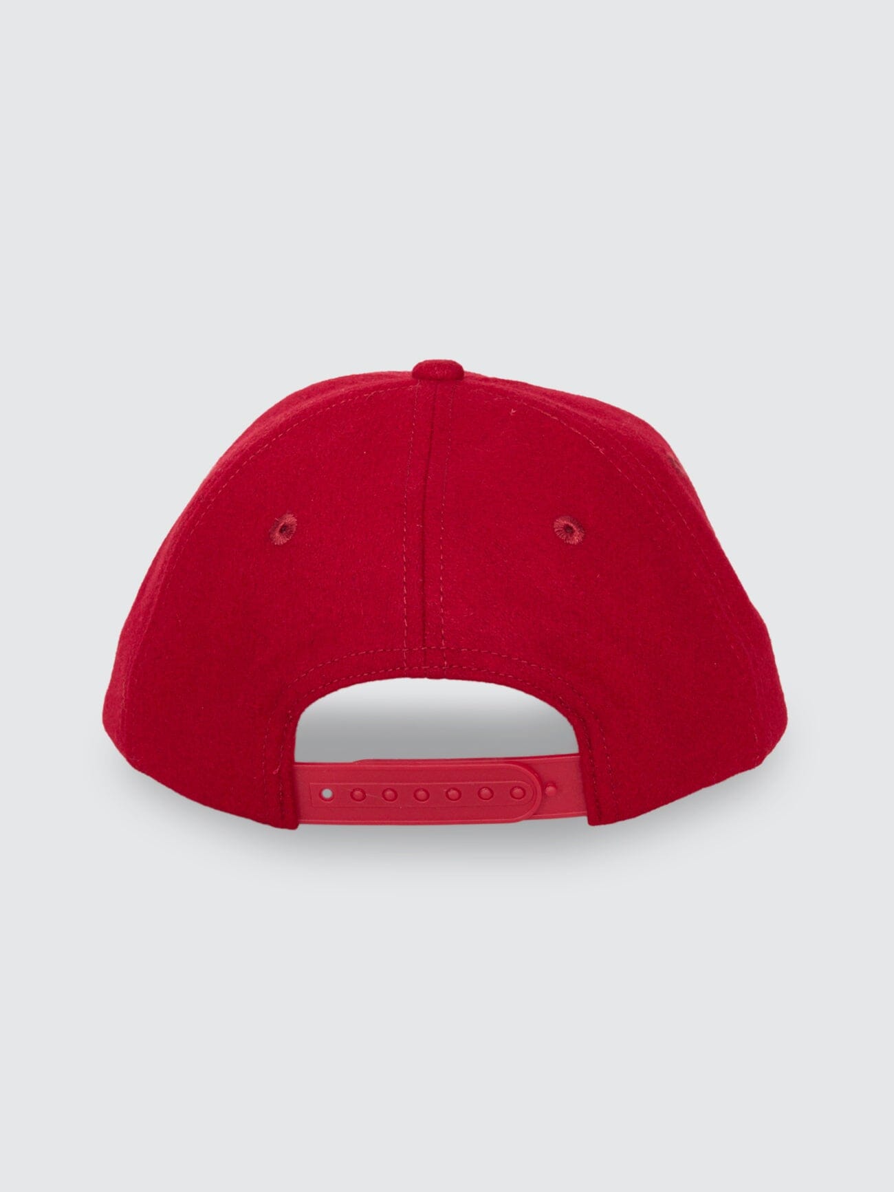 Make Em Tough 6 Panel Felt Cap - Racing Red