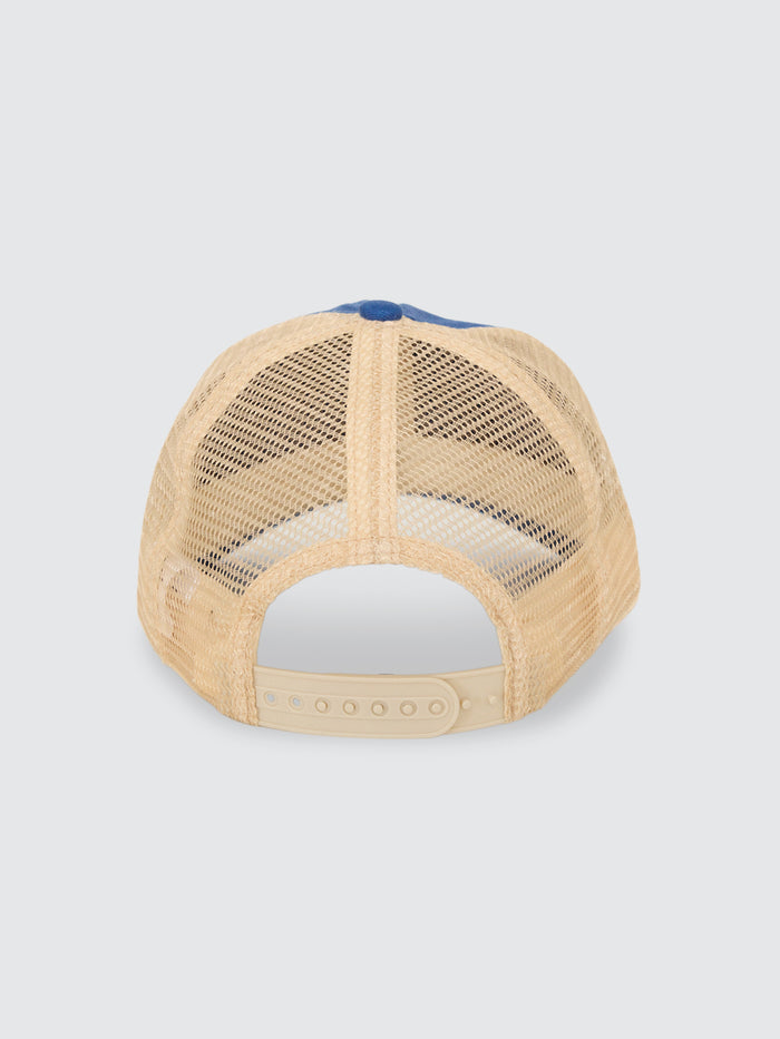 Can You Feel It Patch Trucker Cap - Federal Blue - Birch
