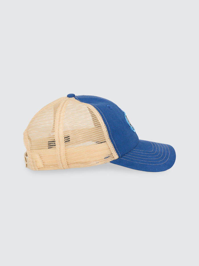 Can You Feel It Patch Trucker Cap - Federal Blue - Birch