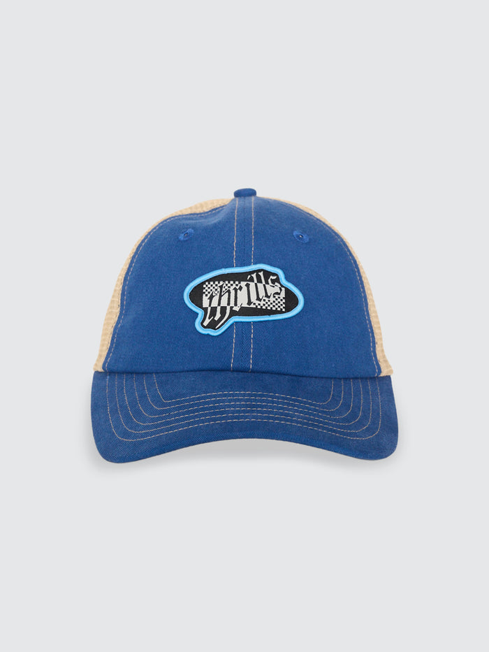 Can You Feel It Patch Trucker Cap - Federal Blue - Birch