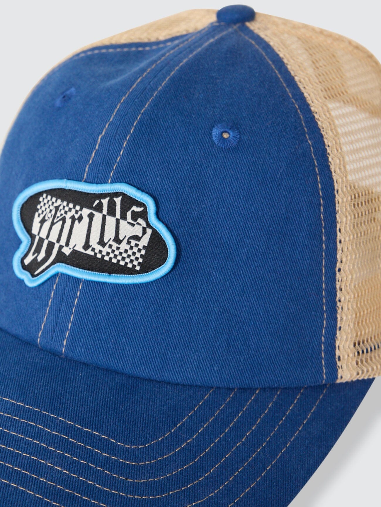 Can You Feel It Patch Trucker Cap - Federal Blue - Birch