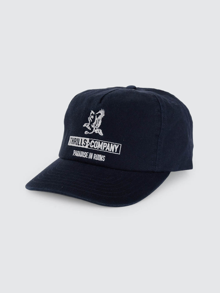 Risen 5 Panel Cap - Total Eclipse One Size