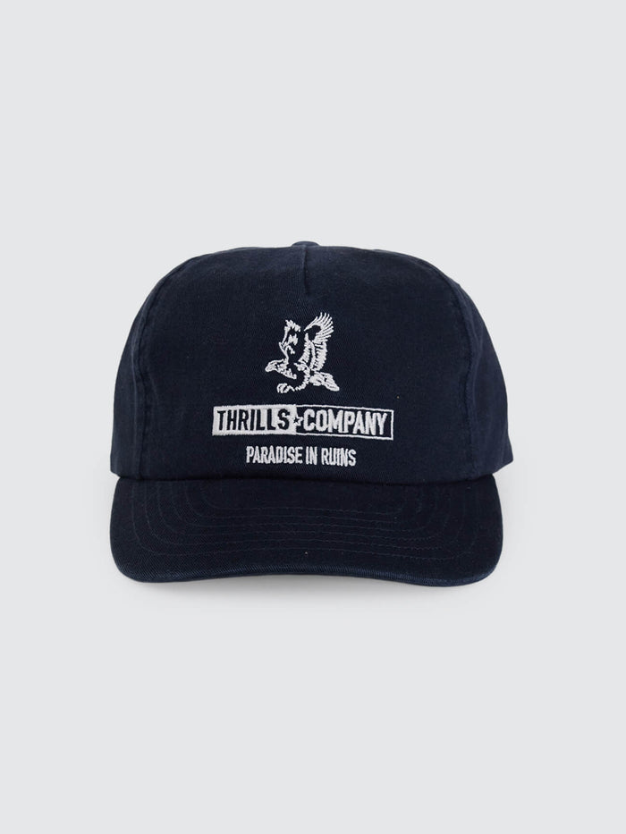 Risen 5 Panel Cap - Total Eclipse One Size