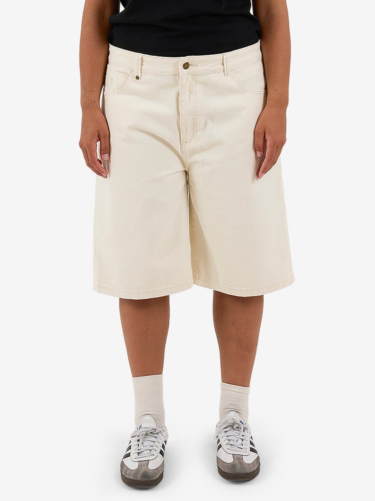 Syd Baggy Short - Heritage White