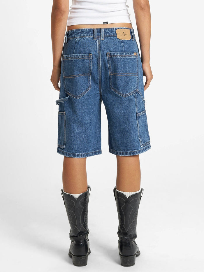 Slouch Carpenter Short - Rinsed Blue