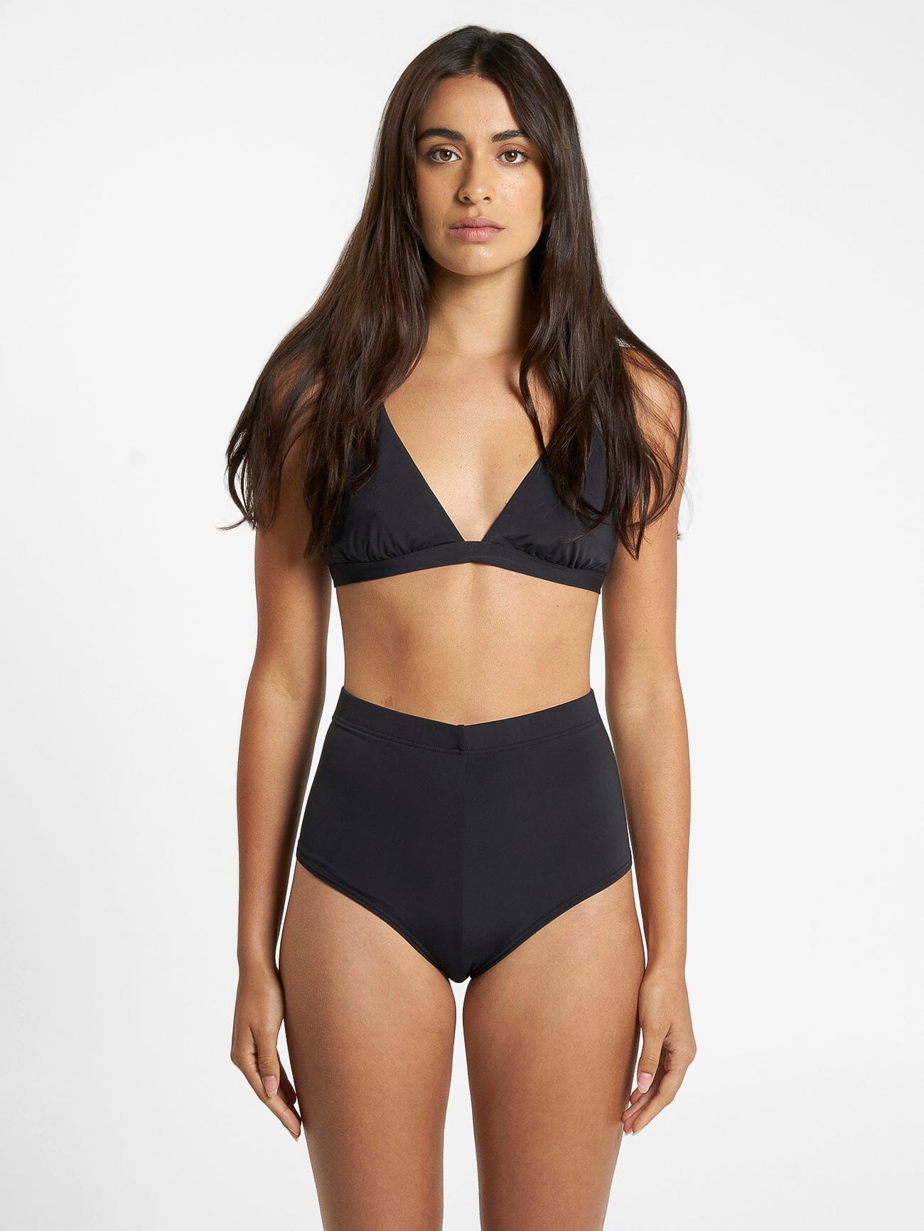 Thrills Boy Leg Bikini Bottom Black