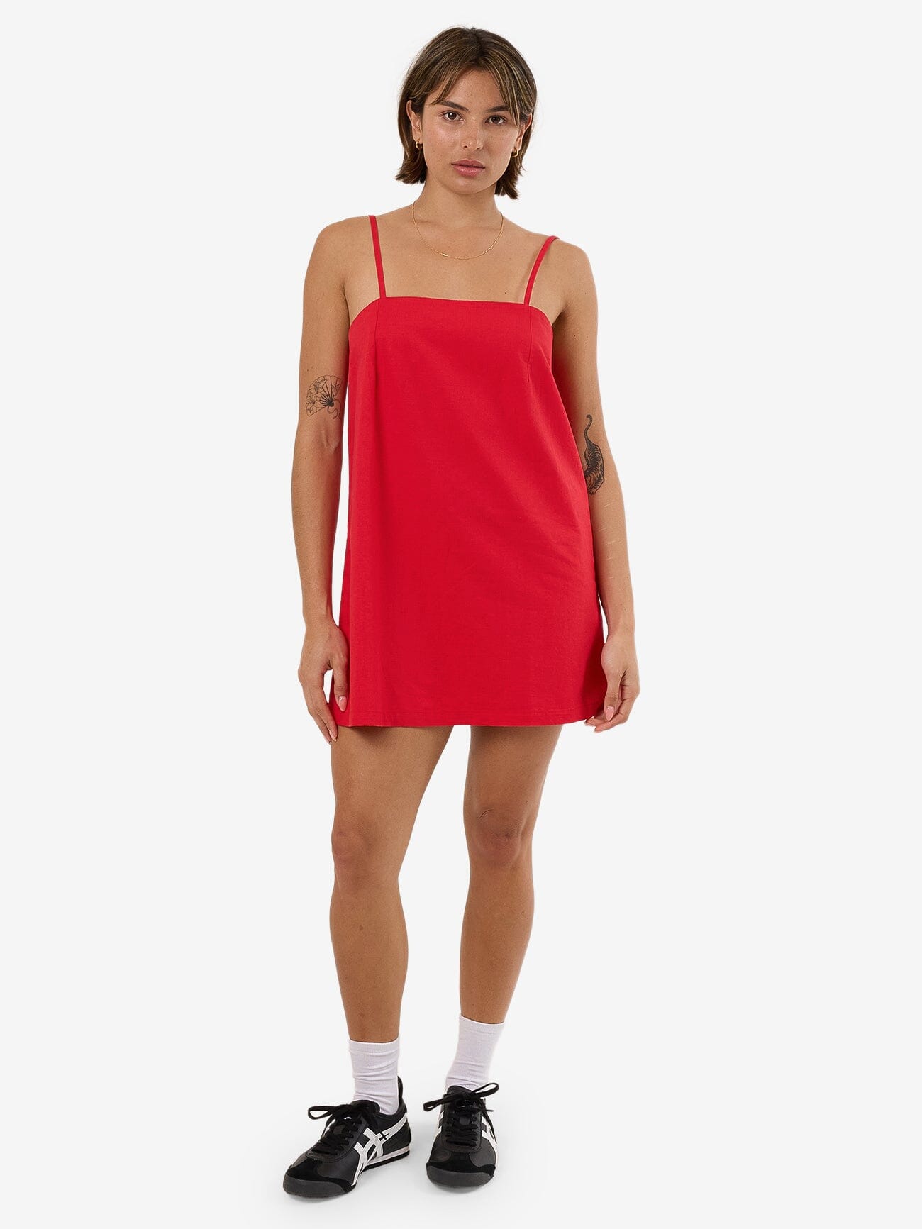 Mila Mini Dress in Red Thrills