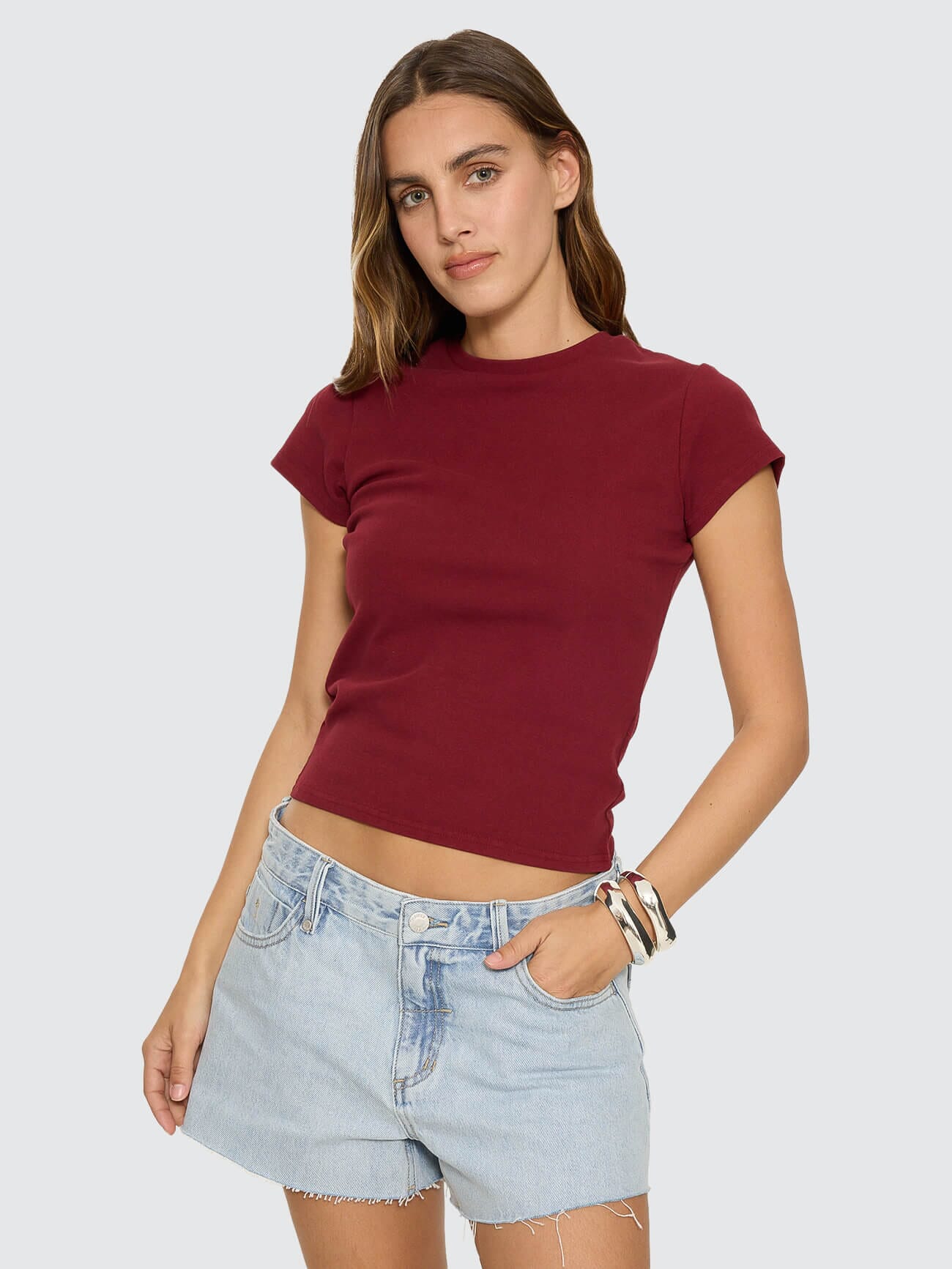 Thrills Club Tee - Cabernet 4