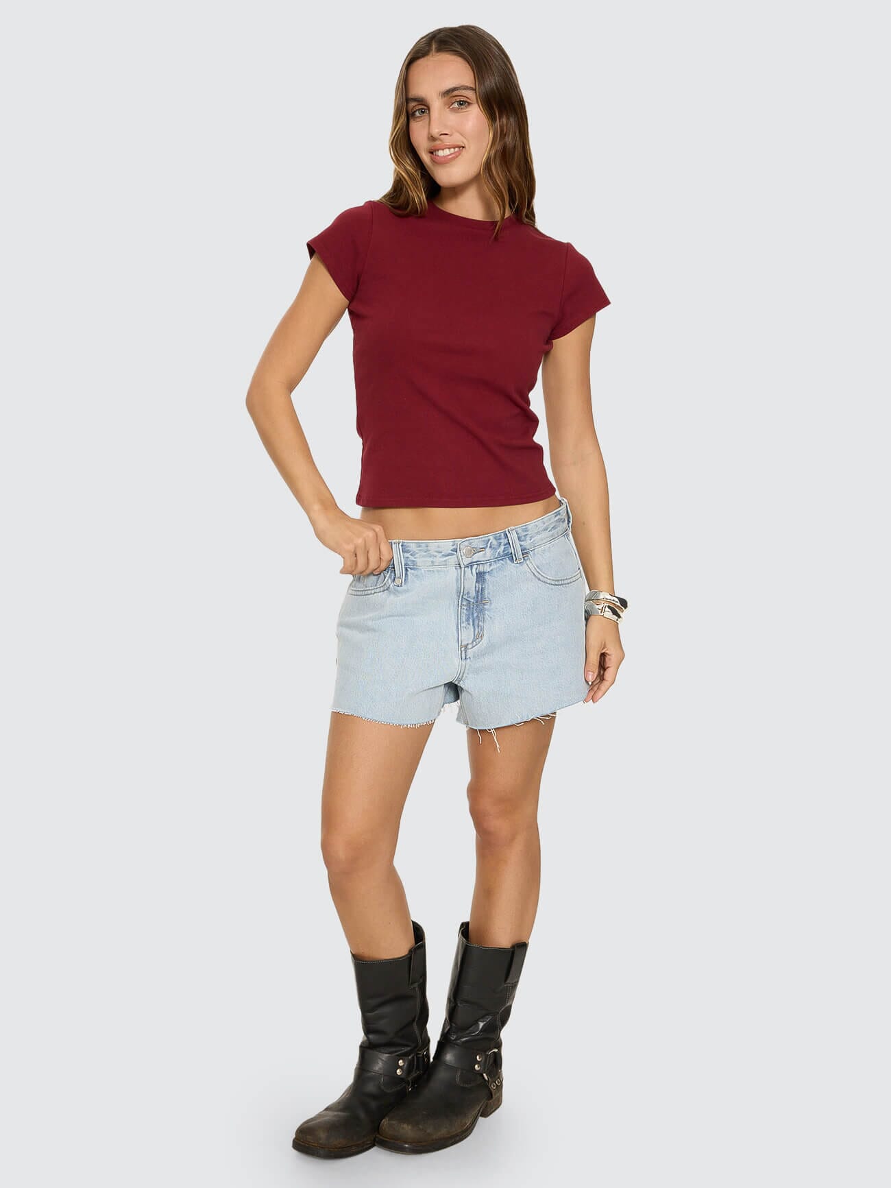 Thrills Club Tee - Cabernet 4