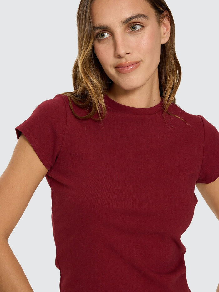 Thrills Club Tee - Cabernet 4