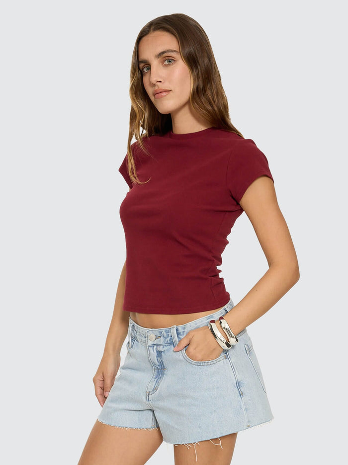 Thrills Club Tee - Cabernet 4