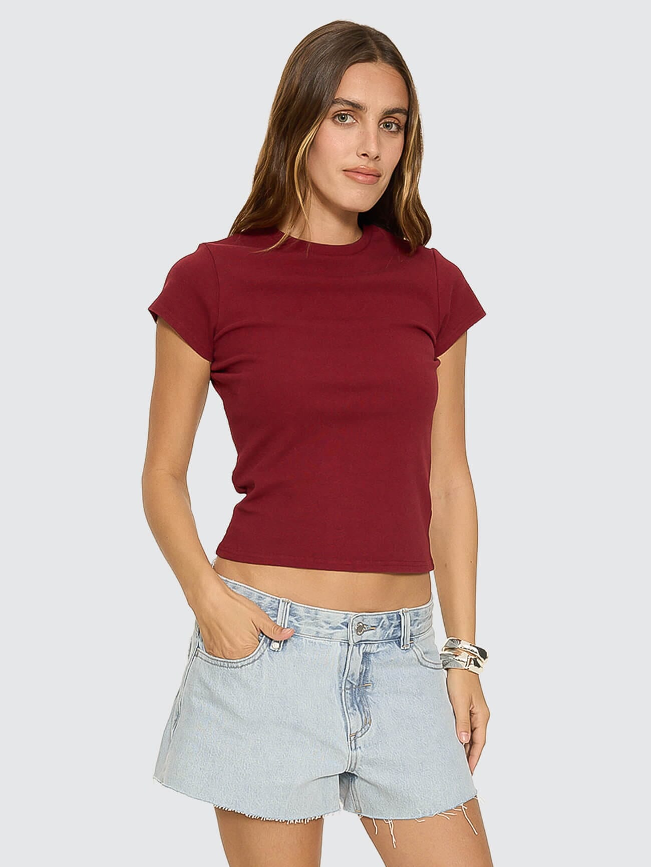 Thrills Club Tee - Cabernet 4