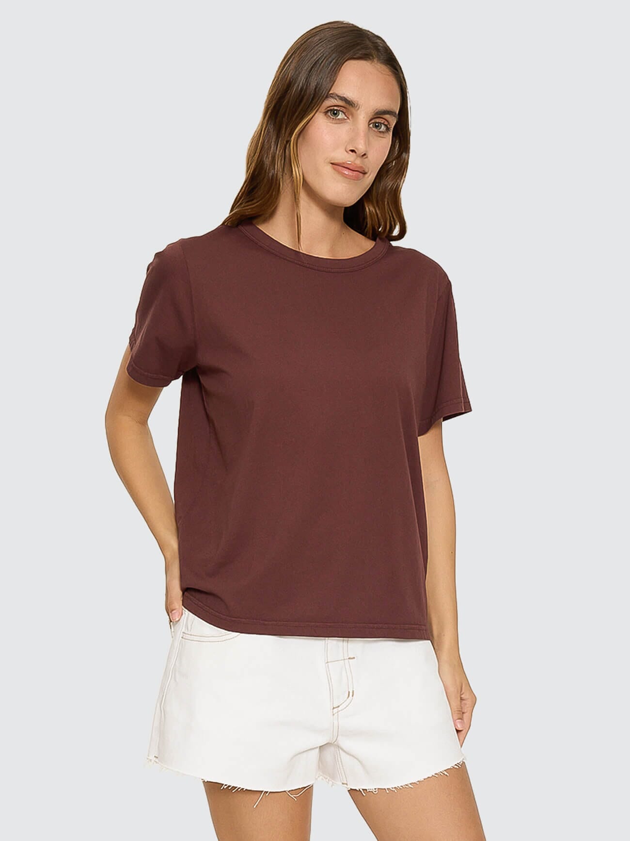 Thrills Relaxed Tee - Bitter Chocolate 4