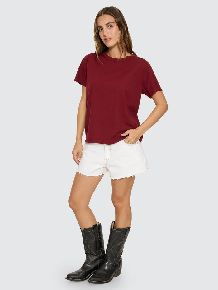Thrills Relaxed Tee - Cabernet 4