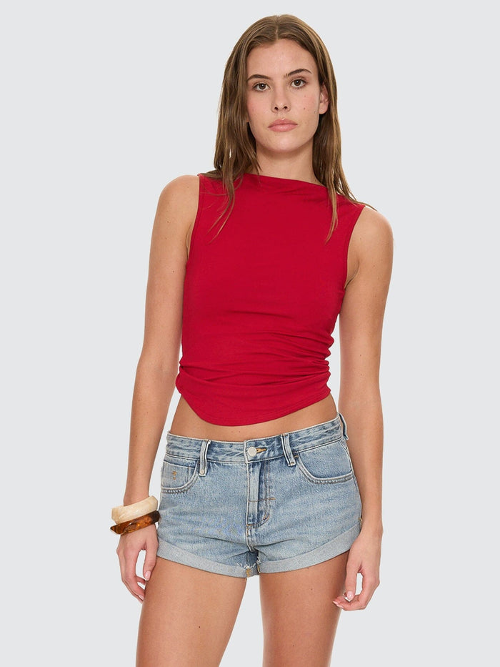 Jett Backless Top - Cherry