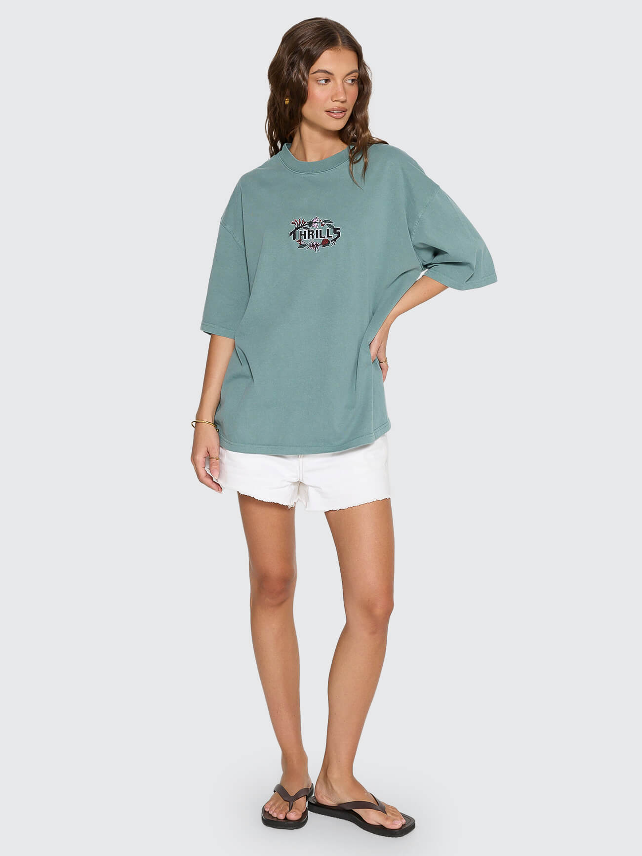 Beauty Around Us Oversized Tee - Green Coast 4
