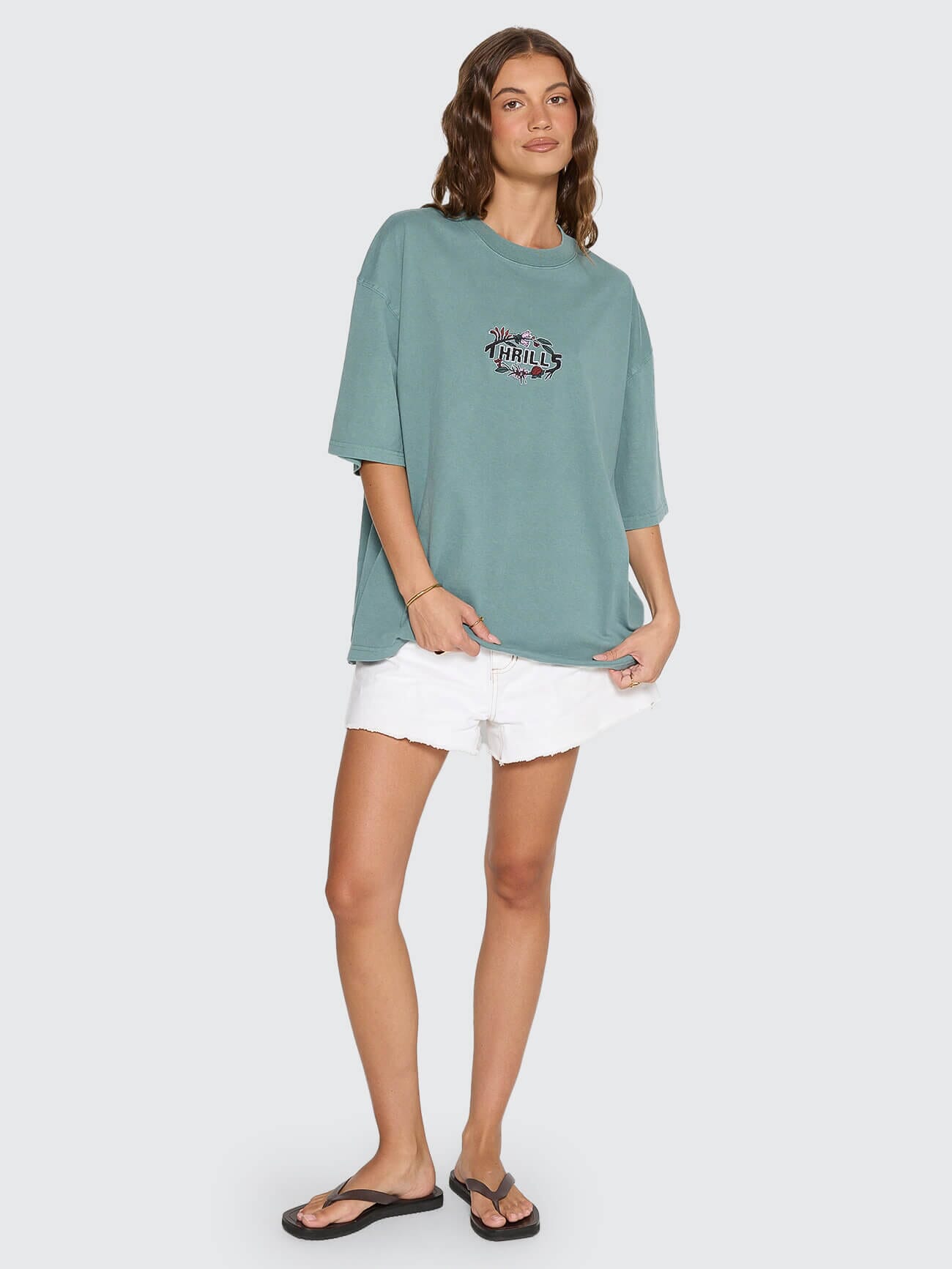 Beauty Around Us Oversized Tee - Green Coast 4