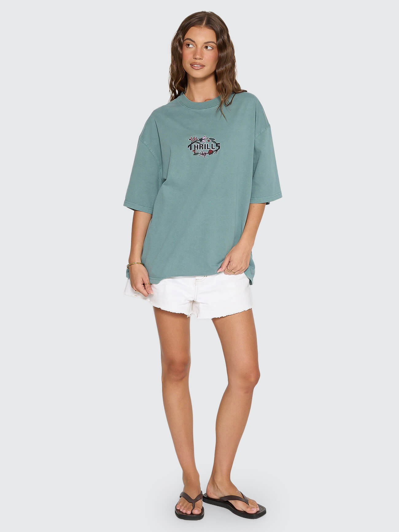 Beauty Around Us Oversized Tee - Green Coast 4