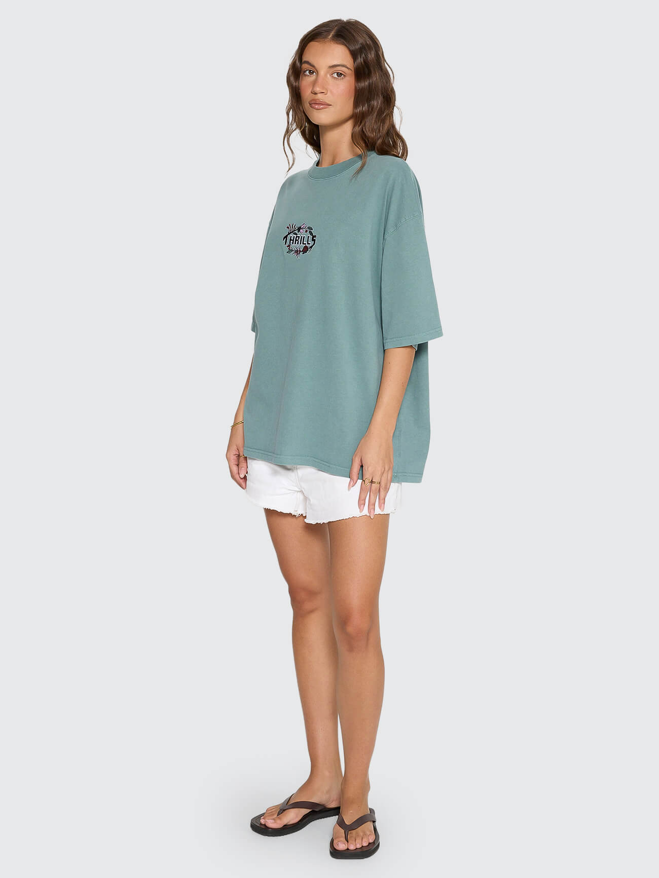 Beauty Around Us Oversized Tee - Green Coast 4
