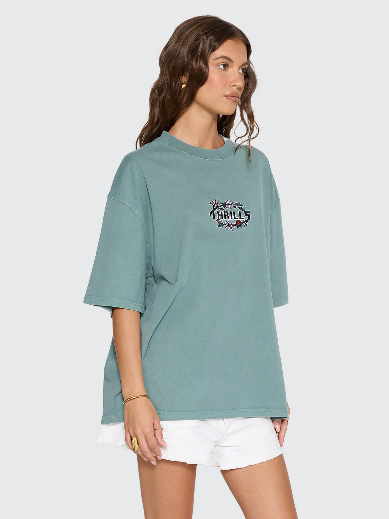 Beauty Around Us Oversized Tee - Green Coast 4