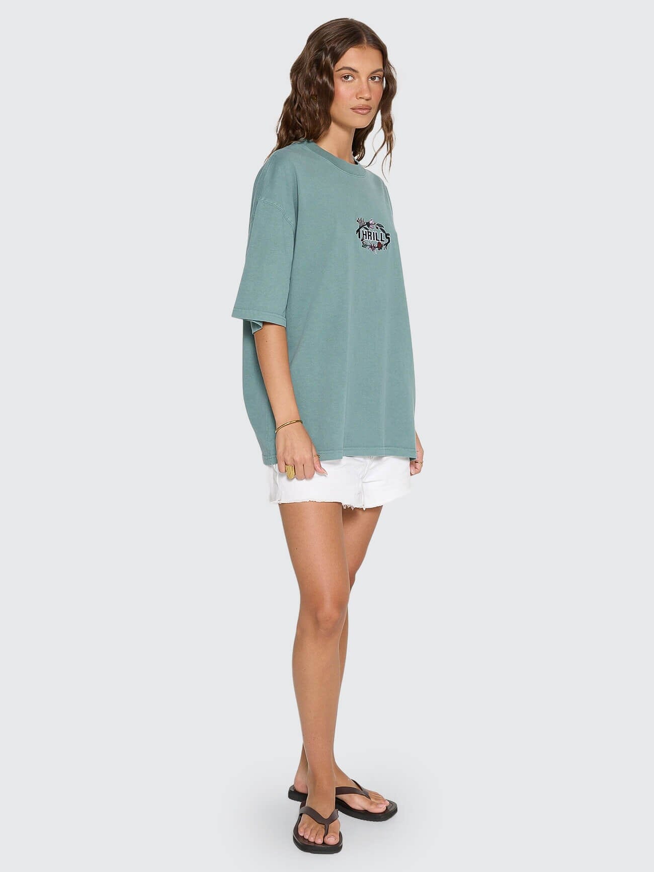 Beauty Around Us Oversized Tee - Green Coast 4
