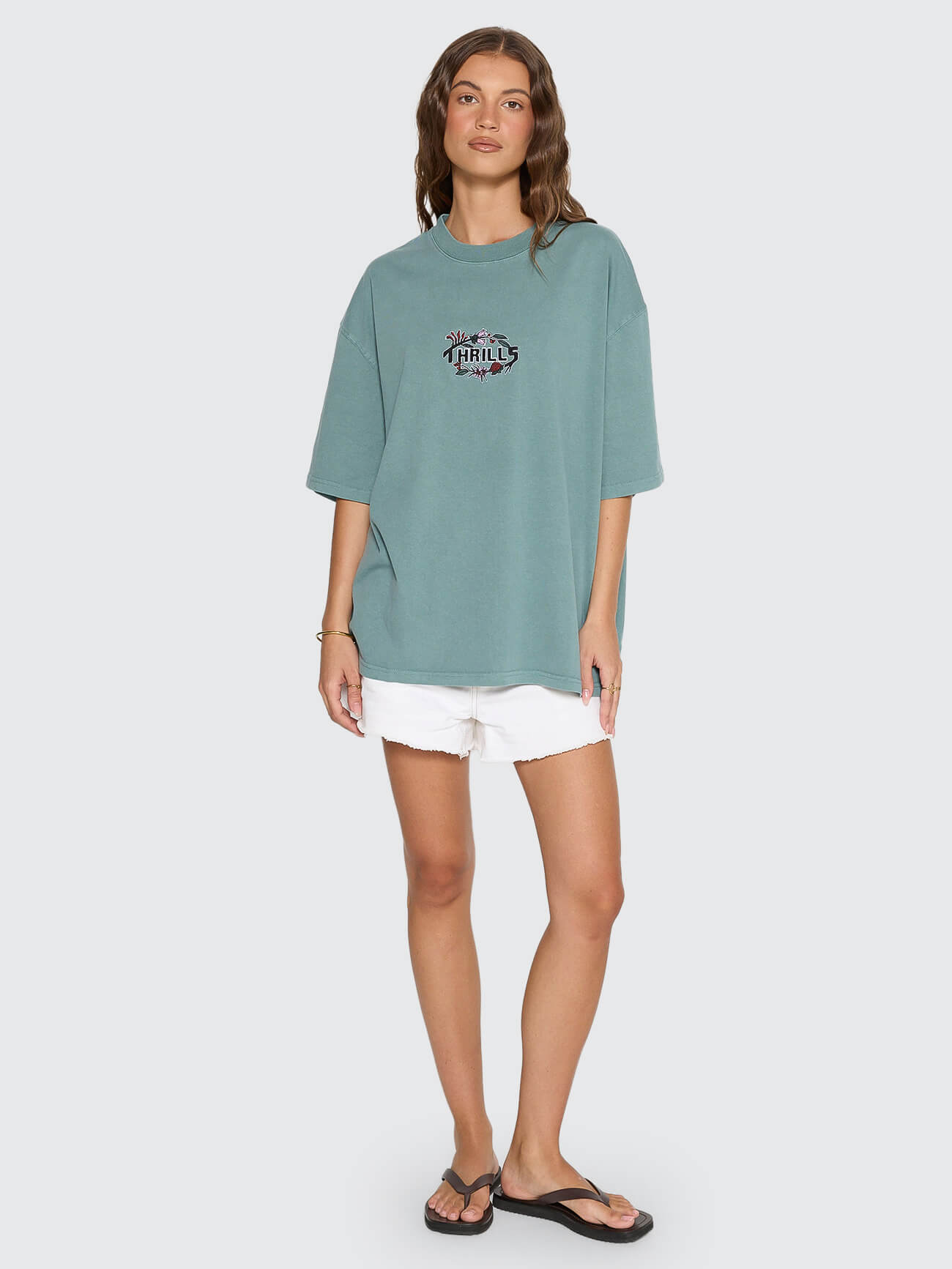 Beauty Around Us Oversized Tee - Green Coast 4