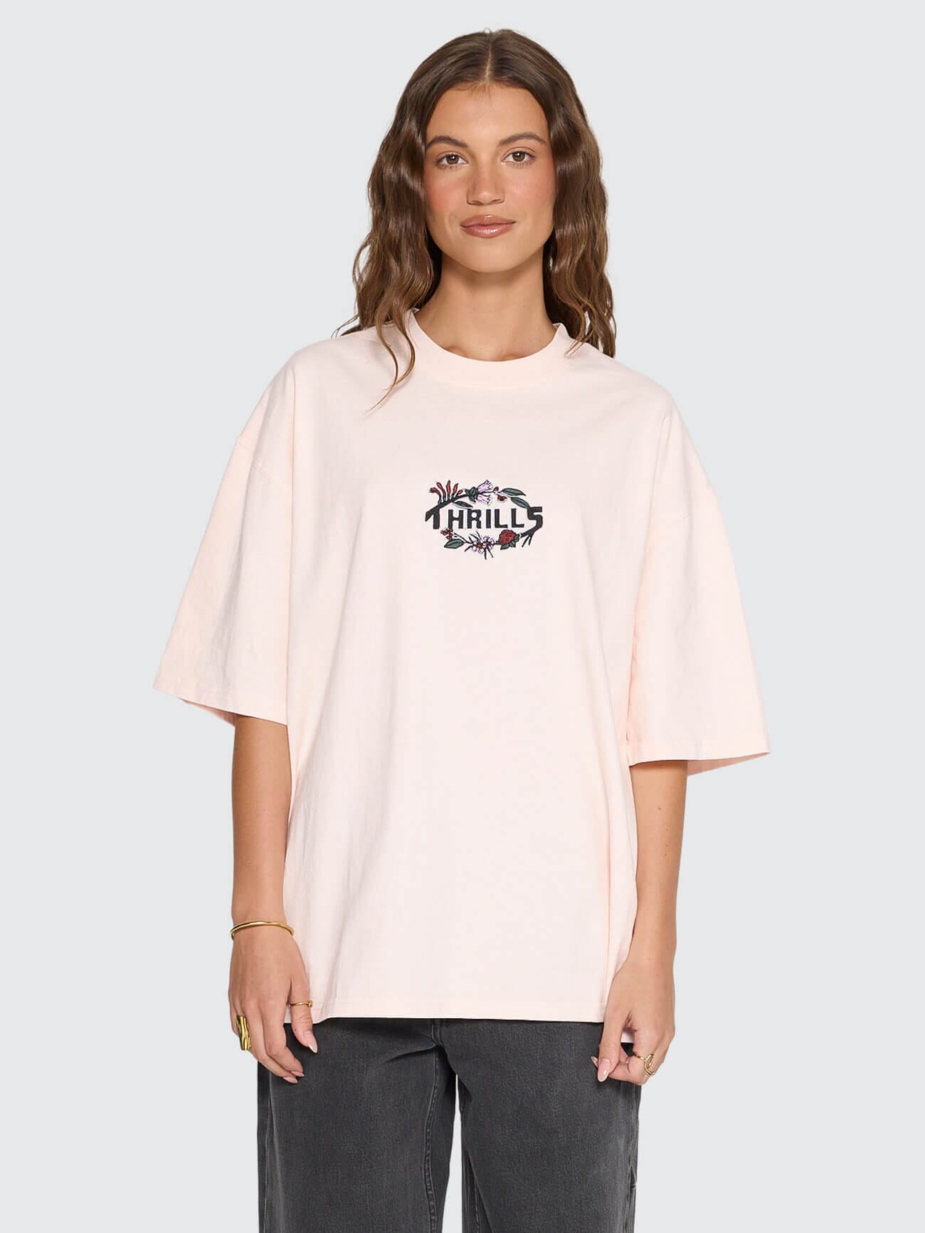 Beauty Around Us Oversized Tee - Rose Smoke 4