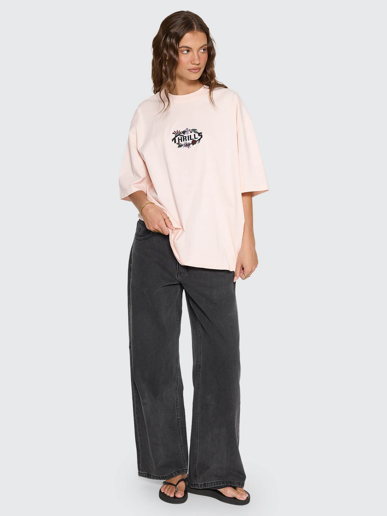 Beauty Around Us Oversized Tee - Rose Smoke 4