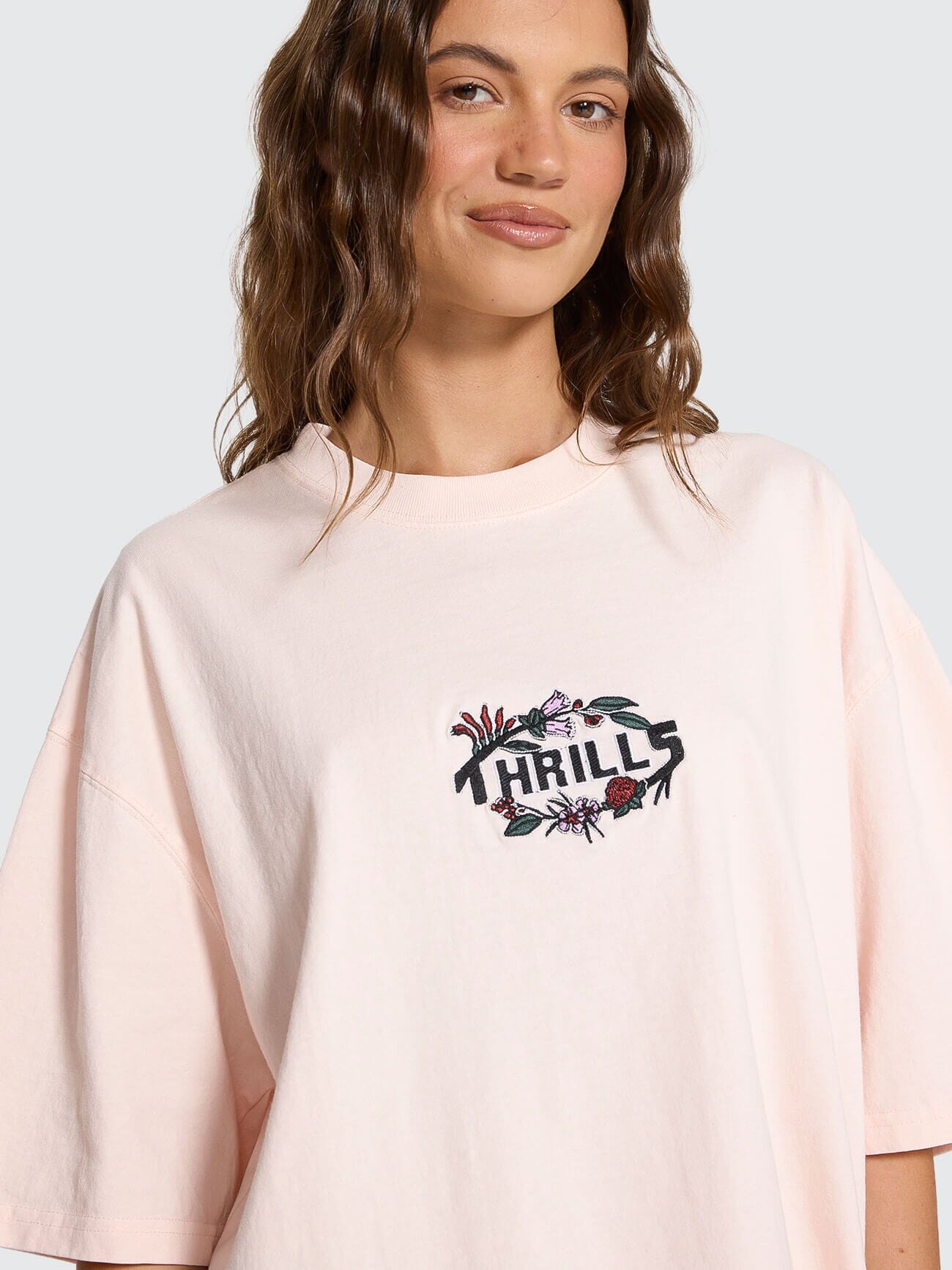 Beauty Around Us Oversized Tee - Rose Smoke 4