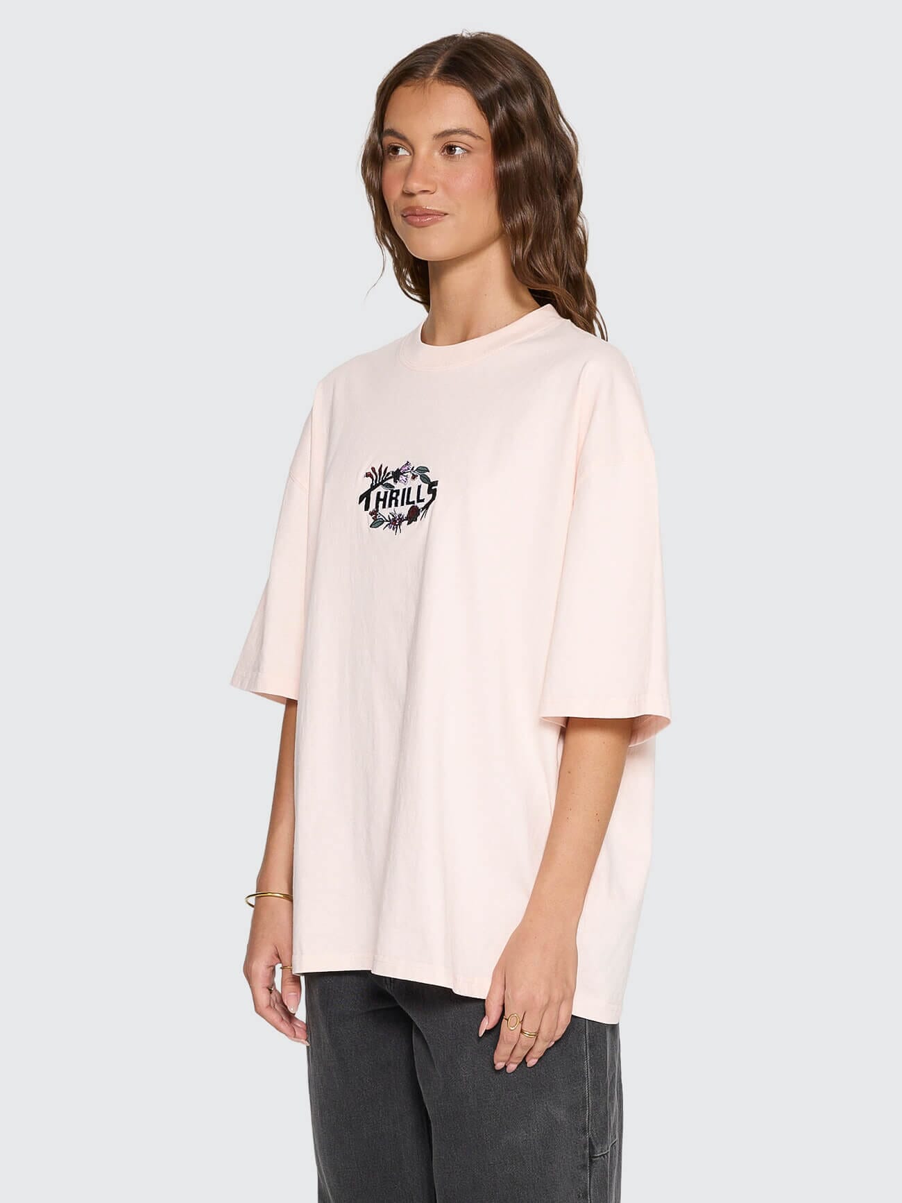 Beauty Around Us Oversized Tee - Rose Smoke 4