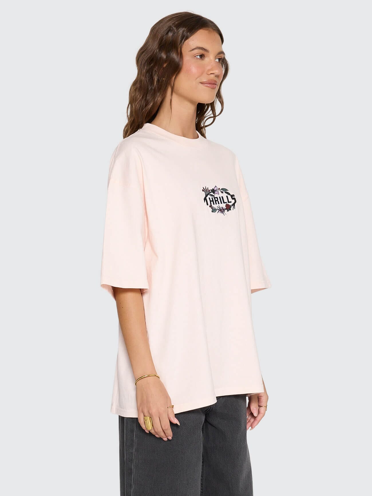 Beauty Around Us Oversized Tee - Rose Smoke 4