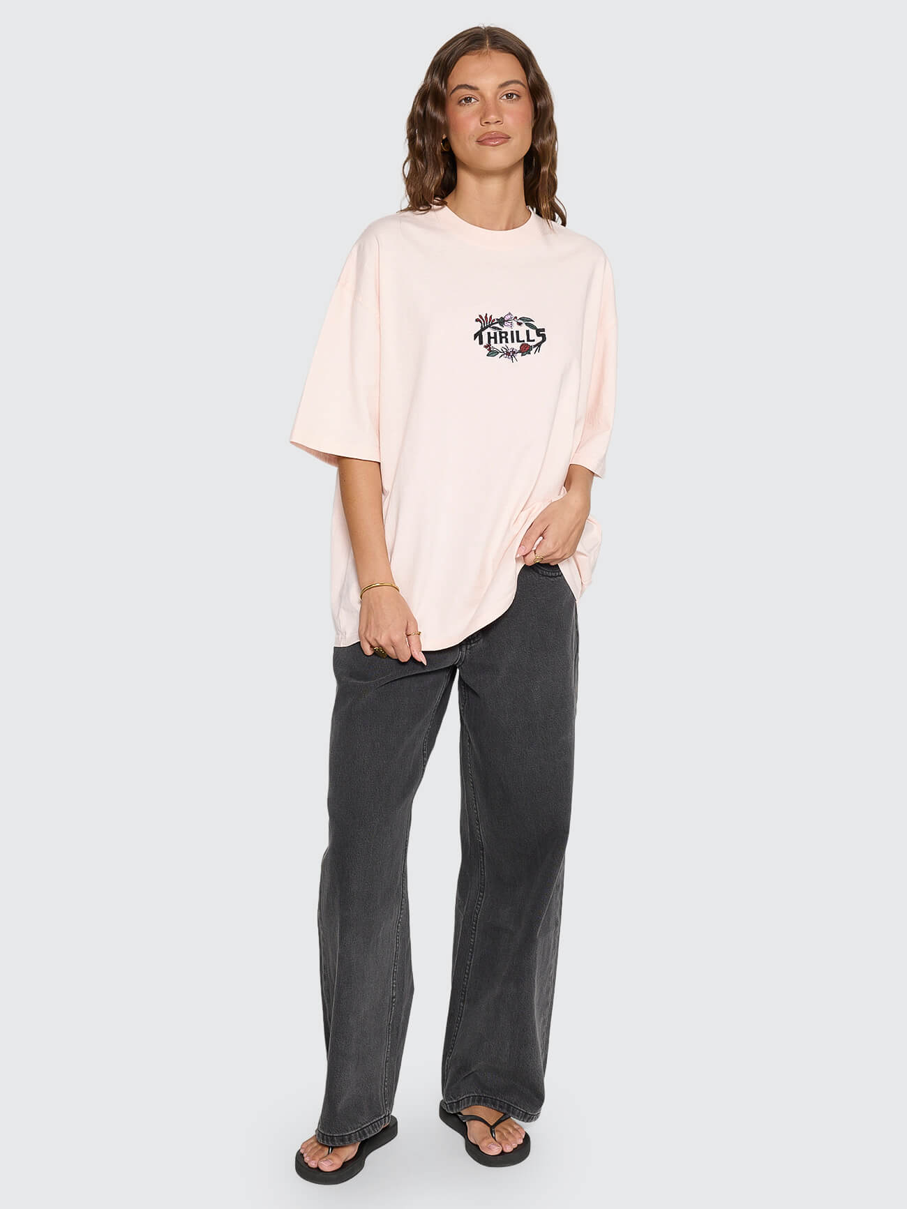 Beauty Around Us Oversized Tee - Rose Smoke 4
