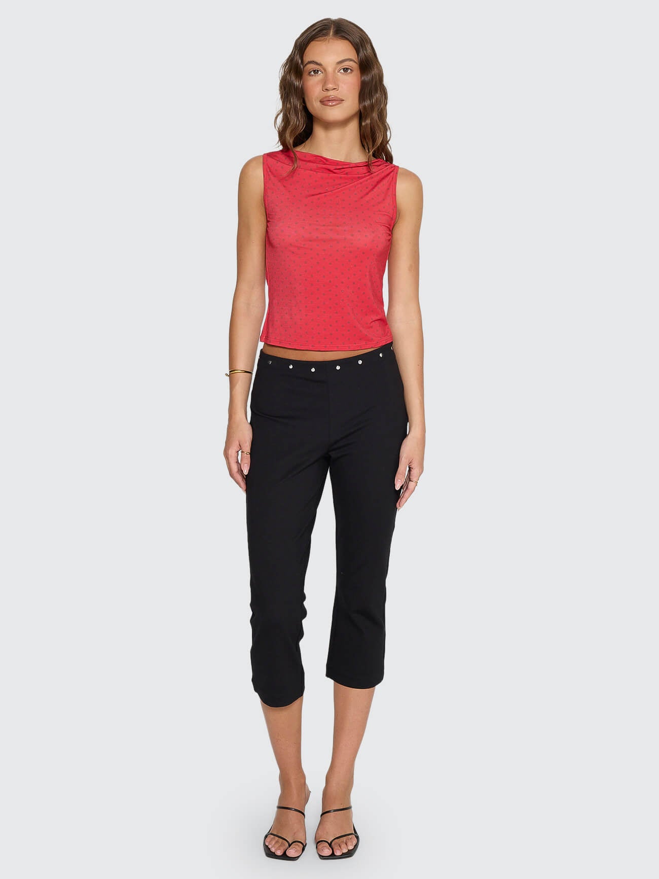 New Romance Tank - Red Polka Dot 4