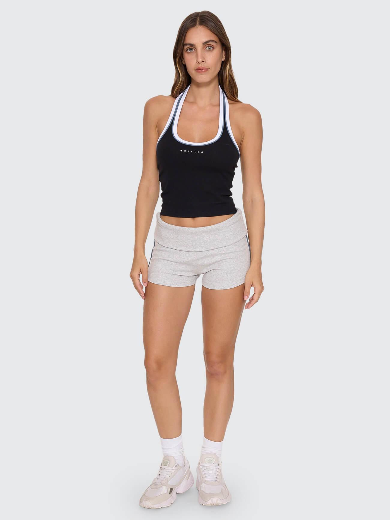 Compact Spaces Halter Top - Black 4