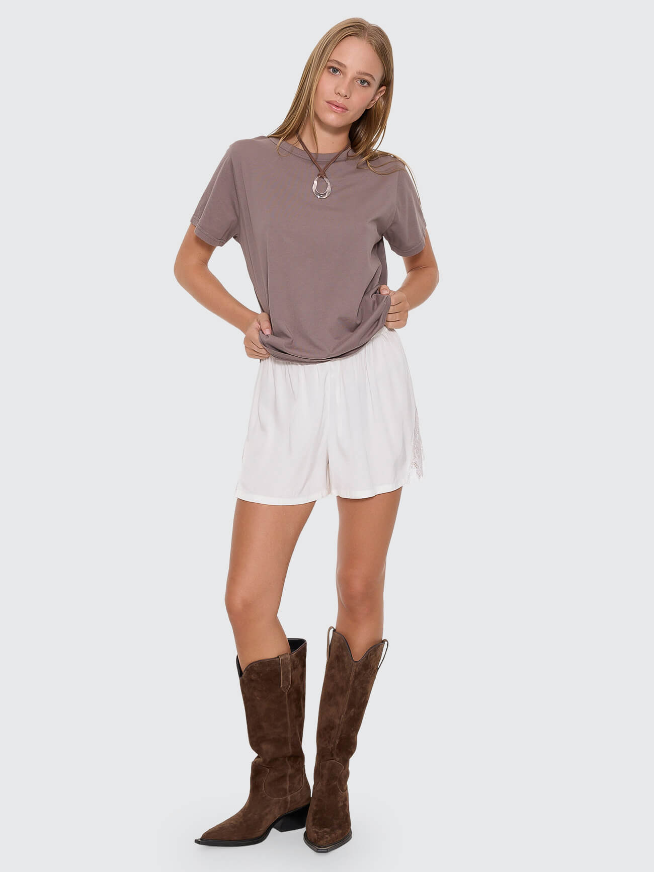 New Romance Lace Short - Ivory