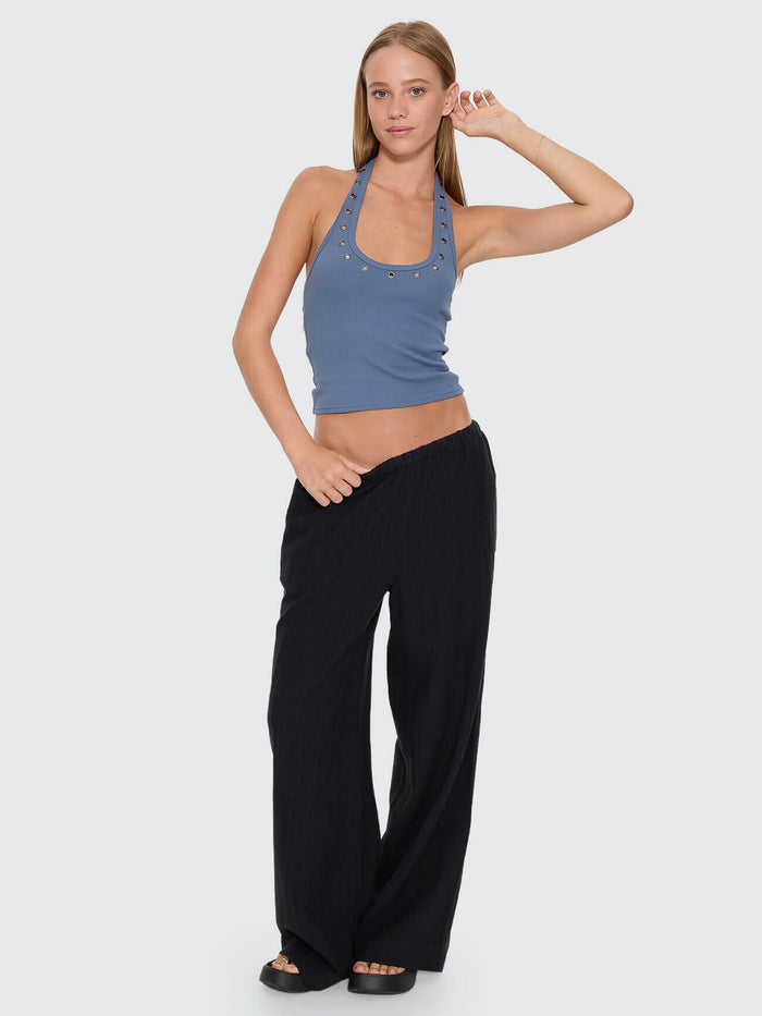 Unhinged Relaxed Pant - Washed Black 4