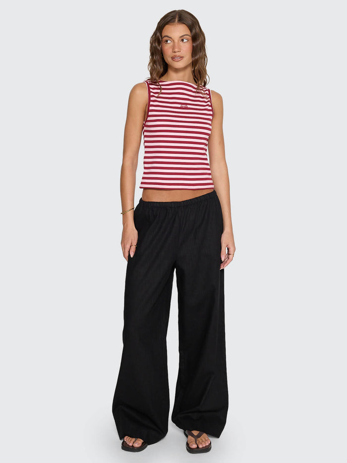 Lettie Elastic Pant - Black 4